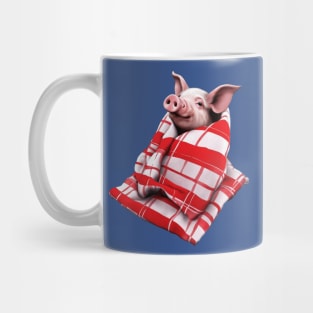 Funny Festive Pigs in Blankets Christmas Pun 4 Mug